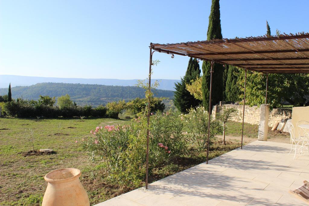 Gite Les Rapieres Gordes Exterior foto